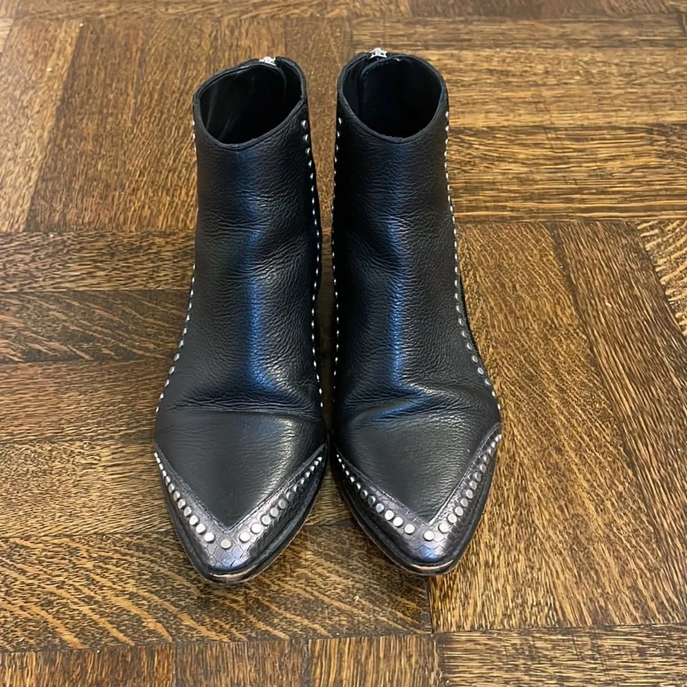 Zadig & Voltaire Studded Ankle Booties - Picture 2 of 4